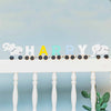 Personalised Elephant Wooden Pastel Letter Name Train Toy