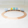 Personalised Elephant Wooden Pastel Letter Name Train Toy