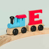 Wooden Letter Name Train Toy Pastel & Light Colours