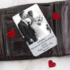 Personalised Aluminium Photo Wallet Card